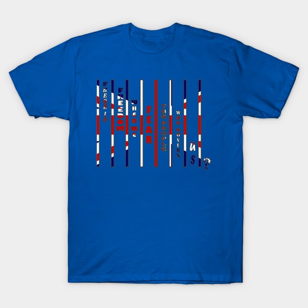 Freedom (British Flag) T-Shirt by Affiliate_carbon_toe_prints